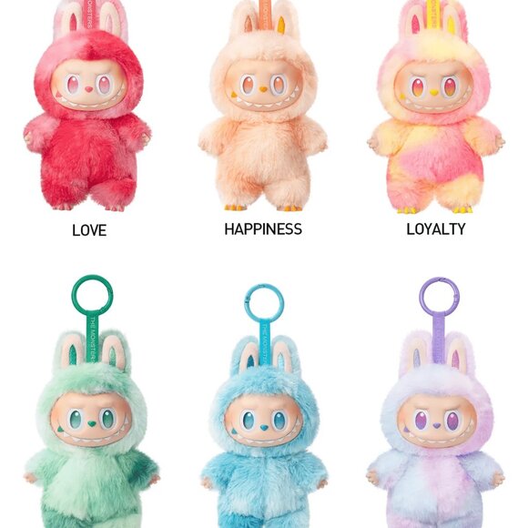 The Monsters Labubu Big into Energy Series-Vinyl Plush Pendant LOVE - Sealed - Picture 5 of 5